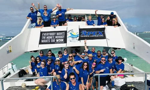 Company Trips | Sales Careers | Apex General Contracting