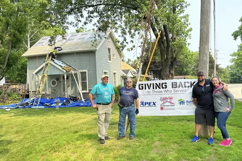 Apex Gives Back to US Army Veteran | Apex General Contracting